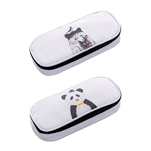 Preisvergleich Produktbild Zhhyltt Oxford Fabric Federmäppchen School Case Stifthalter Schulmaterial Schreibwaren und Bürobedarf Schulische Schulbedarf Pencil Holder Stationery Bag 2Pcs