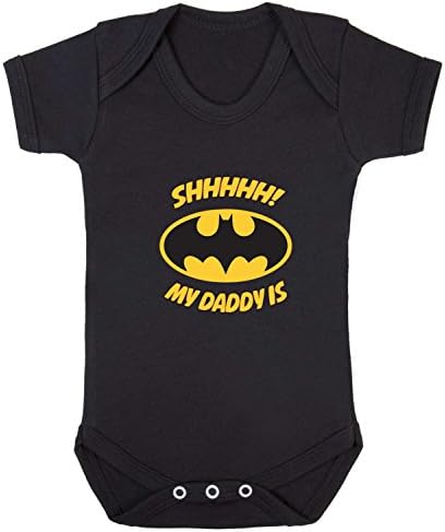 Shhhhh My Daddy is Batman Babygrow