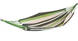 Hangit Brazilian Fabric Cotton Canvas Hammock (Garden Green, 395 Centimeters)
