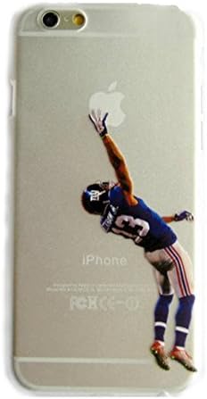 Odell Beckham Jr. transparent iphone 6 case number 13 NFL New York Giants For men and women - Highest quality permanent print not stickers - New 2015 clear style - Latest stylish design pattern basketball shoes - Made of rubber and hard plastic - Protect your investment and smartphone - Perfect custom fit for your awesome gadget - Best lifetime guarantee