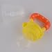 Baby Fresh Food Feeder Nipple Pacifier Nibbler Safe Feeding Tool (S, Yellow)