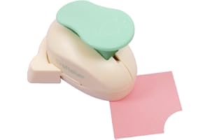 Craftelier - Pressure Lever Stub Corner Punch for Curves on Papers and Cardstock | Special for Scrapbooking and Crafts | Shape Size: 25mm Diameter (1")