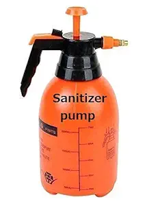 ARUZEN Garden Pump Pressure Sprayer | Lawn Sprinkler | Water Mister |Sprayer for Garden |Spray Bottle for Herbicides, Pesticides, Fertilizers, Plants Flowers 2 Liter Capacity (Pack-1)(Multi Colour)