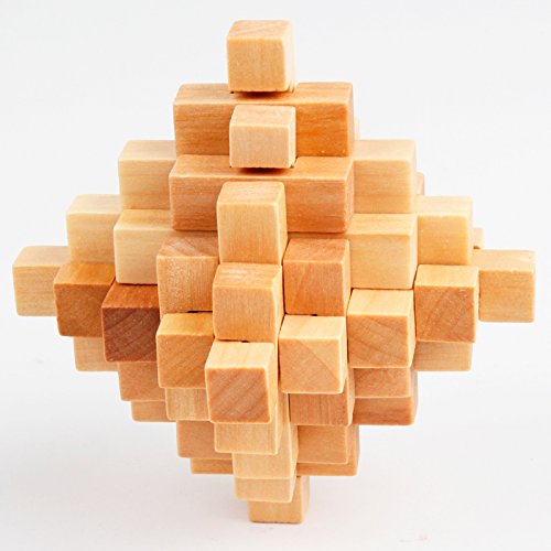 3D handmade vintage Ming lock Luban lock wooden toys adults puzzle children adult gift (A) 3D handmade vintage Ming lock Luban lock wooden toys adults puzzle children adult gift (A)