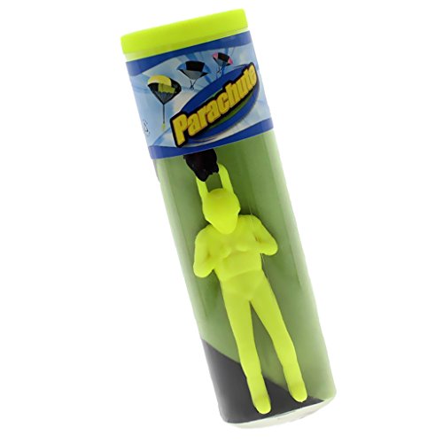 Gazechimp Kinder Hand werfen Tuch Fluoreszierende Soldat Fallschirm Lustige Spielzeug Geschenk