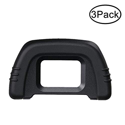 Eyepiece  CAM-ULATA Replacement Eyecup Eye Cup DK-21 Viseur pour Nikon D7000 D750 D610 D600 D300 D200 D100 D90 D80 D70 D70s Cam  ras DSLR  2 Pack