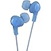Price comparison product image JVC HAFX5AE Gumy Plus Noise Isolating Headphones - Peppermint Blue