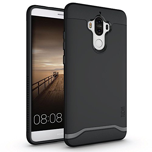 TUDIA Huawei Mate 9 Funda, Caja Protectora Merge Tarea Pesada Protección Extreme de Doble Capa para Huawei Mate 9 (Negro Mate)