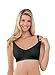 Bravado Body Silk Seamless Nursing Bra (Large, Black)