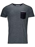 ortovox merino jacket Kühlende Tencel-Fasern Ortovox Herren 120 Cool Tec T-Shirt, Black Steel Blend, L
