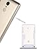 Price comparison product image XINGCHEN Spare Parts Xiaomi Redmi Note 3 (Qualcomm Version) SIM& SIM/TF Card Tray(Grey) Replacement Parts (Color : Grey)