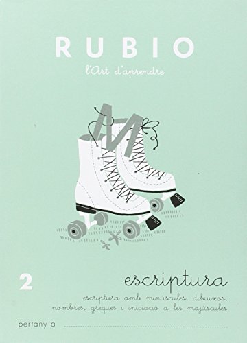 Rubio e - 2 cat - cuaderno escritura