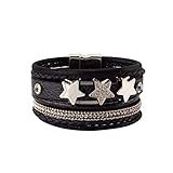 FUNKTION: Das Armband kann ganz einfach um das Handgelenk gewickelt werden und mit dem unkomplizierten Magnetverschluss geschlossen werden, wodurch es einen festen Halt hat. Dieses reizende Schmuckstück ist auch perfekt als Geschenk geeignet!