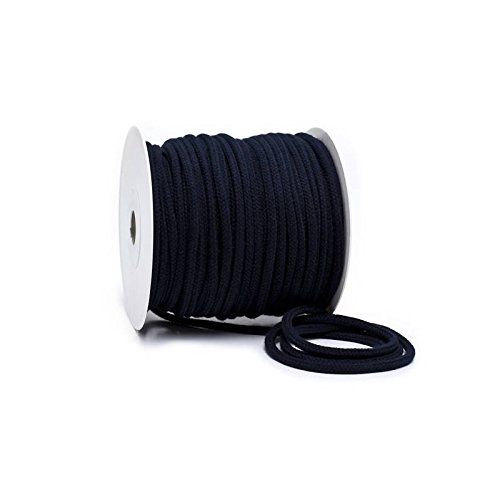 Baumwollkordel 6mm 322 marineblau (1m)