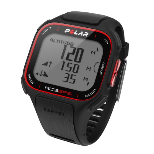 Polar RC3 GPS (sin HRM) Pulsómetro de Entrenamiento, Unisex, Negro, Talla Única