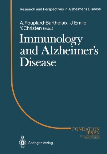 Immunology and Alzheimer's Diseasee: Colloque Medecine et Recherche 1. Meeting Angers 1987 (Research and Perspectives in Alzheimer's Disease) (1988-01-01) francais