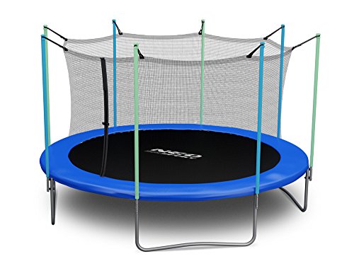 Trampolin 366 cm 12ft mit Sicherheitsnetz Innennetz und Einstiegsleiter Neo-Sport PRO Gartentrampolin - 3