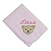 Produktbild Babydecke mit Ihrem Wunsch Namen bestickt rosa Steiff Collection 6650 fein gestreift 90 cm x 60 cm
