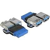 Delock USB 3.0 Pinhead auf 2X USB 3.0 Adapter