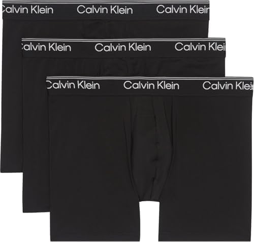Boxer da Uomo Calvin Klein Nero 3 Pezzi Taglia:M
