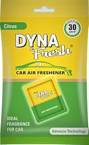 Dynafresh Car Air Freshener Citrus (Pack of 8 X 10g)