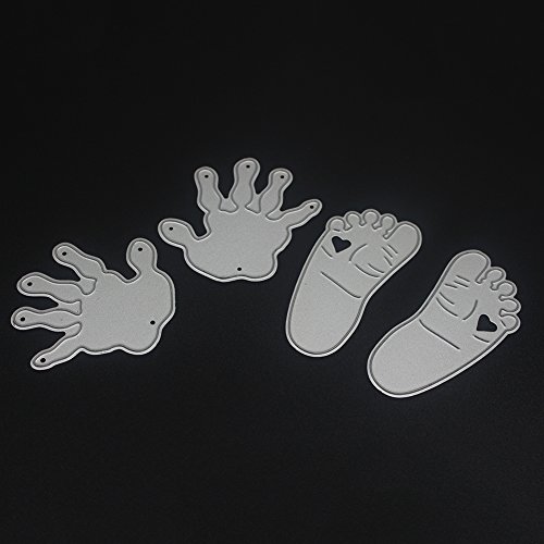 Amazingdeal365 Abdrücke Set Metall Form Schablonen Schneiden DIY Dekor Sammelalbum Karten Buchzeichen Lesezeichen als Geschenk für Freunde Geburtstag Kinder,Kindergarten Hobby Schule Handarbeit Unterricht usw. Ein tolles Geschenk! - 6
