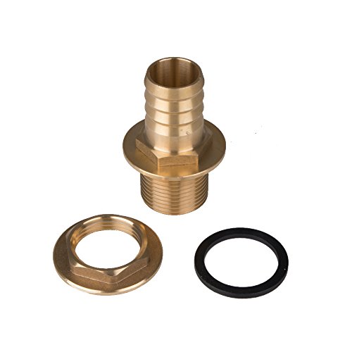 Tank + Regentonnen Durchführung Tülle AG1″xStutzen 1″/25mm - 2