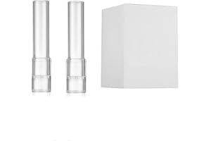 JINNUO ARIZER SOLO GLASS TUBE STEM Tubo per tubo di vetro Arizer Solo JINNUO (dritto corto) Tubo angolato (confezione da 2) (2 Pack)