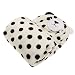 Baby Dressing Gown Bathrobe Towel Sleeping Bag Wrap Hooded Swaddle Blanket - black white RS.760.00