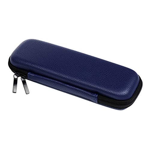 Preisvergleich Produktbild Mlorras Hülle für Apple Pencil, Einfarbiger Leder Stiftkasten Klappbares Brieftasche Schutzhülle Wallet Case Cover mit Integrierten Kartensteckplätzen Königsblau