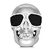 Produktbild Lecc Schädel-Bluetooth-Sprecher 4000 MAH-Energie-Bank-Drahtloser Superbaß-Stereoton-Kühler Schädelgrafik-Wundervollem Augen-Licht Für Hauptpartei/Büro / Geschäft/Schlafzimmer / Im Freien,Silver