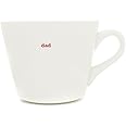 Keith Brymer Jones - Word Range - Standard Ceramic White Mug - dad - 350ml - Gift Boxed