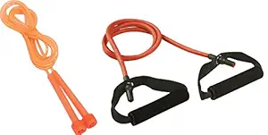 Cosco Exercise Combo of Heavy Toning Tube & Speedy - Orange Jump Rope