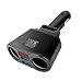 Produktbild Happysdh Auto Ladegerät,Mini USB Auto Adapter 12V/ 24V KFZ Ladegerät 2-Port 24W 5V / 3.1A mit ABS feuerfest Gehäuse für iPhone XR/Xs Max, Samsung Galaxy S8, Huawei Und mehr