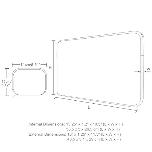 Arvok 15 15 6 16 Zoll Elefant Blau Notebooktasche Laptoptasche Wasserfest Canvas-Gewebe Laptop Schutzh  lle Bunte Muster Mit Extra-Tasche Ultrabook  N