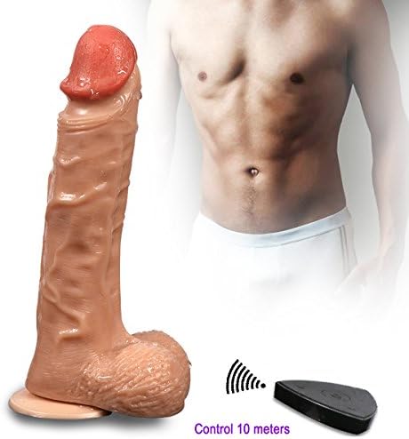 Powerful D-Il-Do With Suction Cup And Shock Function, 360 ° Rotation And Vibration Modes Of 20 Frequencies, 8.07 Inch Realistic V-Ibrator With Insertable Length Of 6.69 Inches - S-Ex To-Ys For Women And Couple - Secret Packing