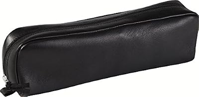 Clairefontaine - 8321C - Trousse Rectangulaire Cuir - 20,5 x 4 x 6 cm - Noir