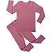 Produktbild Beikoard_Babykleidung Kinder Jungen Jungen Zweiteiliger Schlafanzug Nkmnightset Langarm Herbst Winter Kinder Nachtwäsche Pyjama Outfit Sets Einfarbig