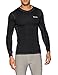 Produktbild Starks Funktionsshirt Herren Coolmax - Leichte Thermo Funktionsunterwäsche, Kompressionsshirt, Langarm Unterwäsche - Sportshirt Für Motorrad, Fahrrad, Long Sleeve - Ideal Für Sommer – Schwarz, M
