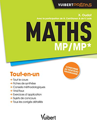 Télécharger Maths MP/MP* - Tout-en-un - Conforme au nouveau programme Francais PDF