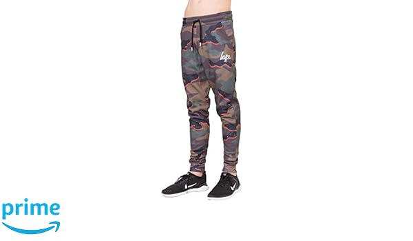 Hype Orange Camo Script Kids Joggers Boys Clothing Boys Clothing