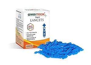 AMBITECH Institution/Hospital Pack 1000 Glucometer Lancets -1000 Pieces