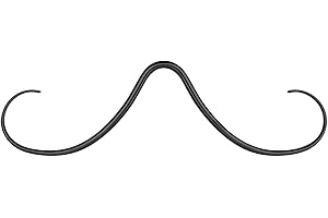 BodyAce Anillo de nariz de 14 g, anillo de nariz para bigote, anillo de nariz dorado sobre negro, anillo de nariz de Navidad para mujeres y hombres, joyería de piercing de bigote de acero inoxidable