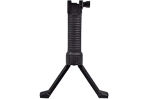 Big Dragon Impugnatura Grip Verticale con BIPIEDE Estraibile Fucile Softair Nero BD-0121