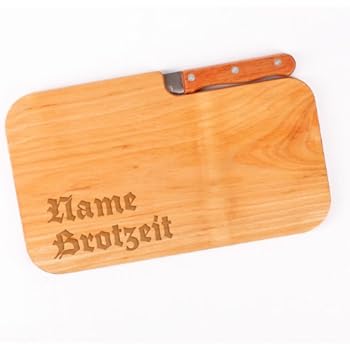 Bambus Vesperbrett Mit Gravur - Frühstücksbrettchen 32x23cm, Antibakteriell & Nachhaltig