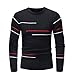 Produktbild Binggong Herren Shirt,Männer Einfarbig Langarm T-Shirt Männer Langarm 100% Baumwolle Herren Sport Fitness Training Rundhals Täglich Modern Sweatshirt Langarm Pullover Warm Basic
