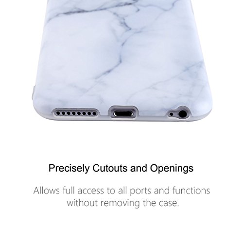 Funda para iphone 6 6S  Leathlux Premium M  rmol Patr  n Suave TPU Carcasa Protector Bumper Tapa Flexible Silicona Gel Ultra Delgado Cubierta para Apple iPhone 6 6s 4 7 