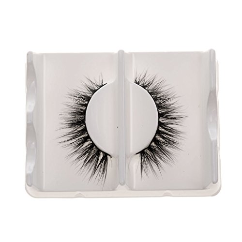 Ein Paar Künstliche Pferdehaar Lange Wimpern Natürlich Schwarz - 04