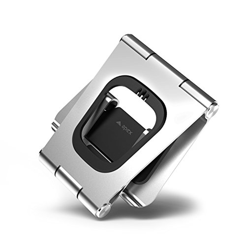 HAVIT HV-CH019 Laptop Ständer Halterungen, 3 in 1 Portable Laptopständer, geeignet für Macbook Air, Laptops /Notebooks /Tablets usw (Silber) - 8