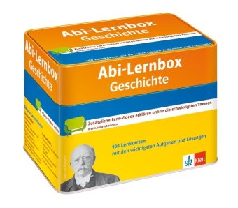 Klett Abi-Lernbox Geschichte: 100 Lernkarten mit den wichtigsten Aufgaben fürs Abitur